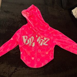 BRATZ velvet cropped sweater